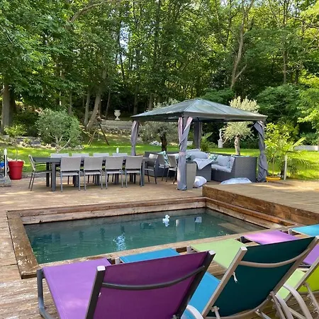 ヴィラ Belle Propriete Avec Piscine Dans Le Val D'Oise